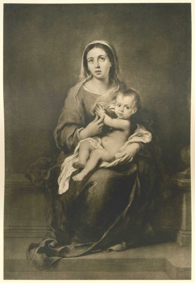 Mary with the Child by Bartolomé Esteban Murillo